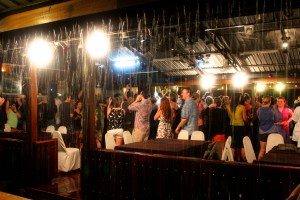 Dancing in the rain!