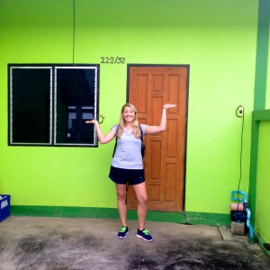 My new home! Loving the bright color. :)